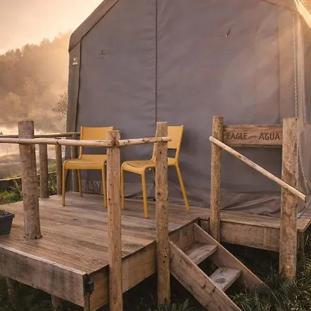 Οργανωμένο κάμπινγκ Scenic Safari Glamping Escape With Cavado River Views Near Peneda-geres In Ventosa, Portugal