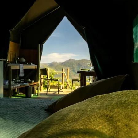 Scenic Safari Glamping Escape With Cavado River Views Near Peneda-geres In Ventosa, Portugal Ventosa (Braga)