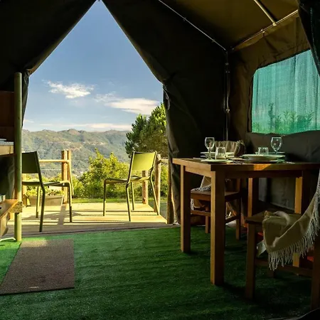 Scenic Safari Glamping Escape With Cavado River Views Near Peneda-geres In Ventosa, Portugal Οργανωμένο κάμπινγκ *