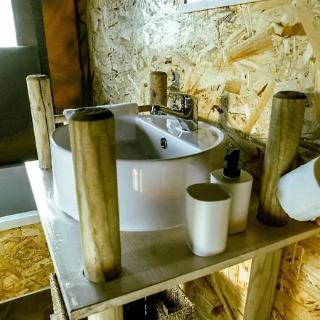 Scenic Safari Glamping Escape With Cavado River Views Near Peneda-geres In Ventosa, Portugal